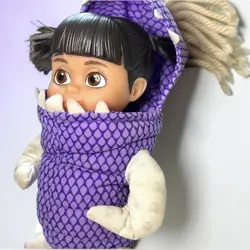 Monsters Inc Boo Plush 2001 Hasbro Disney Pixar Costume Doll Stuffed Toy Vintage - Image 2