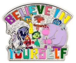 Disney Pixar Inside Out 2 Emotions Believe In Yourself pin - Image 1