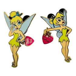 Disney Tinker Bell Little Miss Attitude & Think Tink Pin Set Of 2 - Image 1