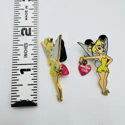 Disney Tinker Bell Little Miss Attitude & Think Tink Pin Set Of 2 - Image 3