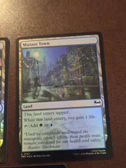 MTG Teenage Mutant Ninja Turtles TNMT Lands / Foiled Lot Of 7 - Image 1