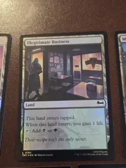 MTG Teenage Mutant Ninja Turtles TNMT Lands / Foiled Lot Of 7 - Image 2