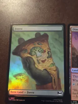 MTG Teenage Mutant Ninja Turtles TNMT Lands / Foiled Lot Of 7 - Image 4