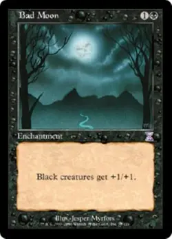 ^MTG Time Spiral / Timeshifted - Bad Moon NM - Image 1