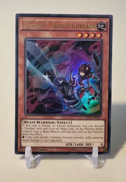 Zoodiac Thoroughblade - RATE-EN017 *NM* 1st Edition Ultra Rare Yugioh Card - Image 1