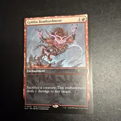 MTG NM - Goblin Bombardment - PROMO STORE CHAMPIONSHIP EDITION - Lorwyn Eclipsed - Image 1