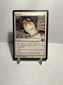 Silence Rare 30/249 MTG 2010 M11 NM/LP - Image 1