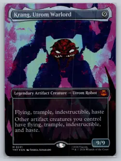 Krang, Utrom Warlord (Borderless) Teenage Mutant Ninja Turtles Foil - Image 1