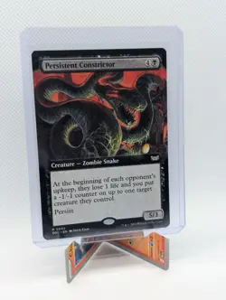 MTG - Persistent Constrictor - Extended Art Rare #52 Commander: Duskmourn HOH NM - Image 1