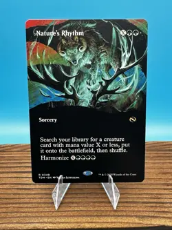 Nature's Rhythm (TDM 0349) (Borderless) Tarkir: Dragonstorm Regular, MTG - Image 1