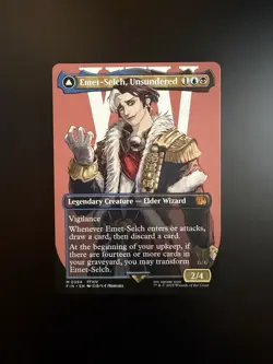 MTG Final Fantasy English Emet-Selch, Unsundered Borderless 0394 Non-Foil - Image 1