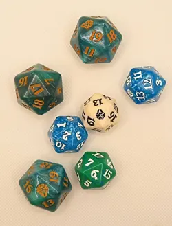 MTG - Dominaria United Oversized Spindown D20 - Green/Gold - Image 5
