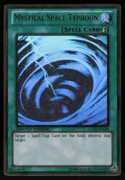 Mystical Space Typhoon GLD5-EN038 Gold Ghost Rare YU-GI-OH - Image 1