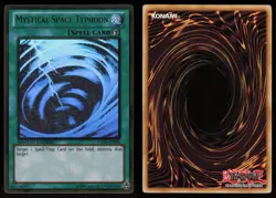 Mystical Space Typhoon GLD5-EN038 Gold Ghost Rare YU-GI-OH - Image 3