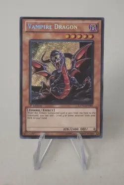 Vampire Dragon EXVC-EN081 *NM* 1st Edition Secret Rare Yugioh Card - Image 1