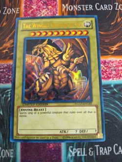 Yu-Gi-Oh! The Winged Dragon of Ra YGLD-ENG03 Limited Ultra Rare NM/LP - Image 1