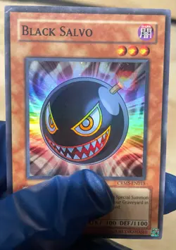 YUGIOH - BLACK SALVO - SUPER RARE - CRMS - UNLIMITED - MP - Image 2