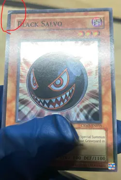 YUGIOH - BLACK SALVO - SUPER RARE - CRMS - UNLIMITED - MP - Image 3