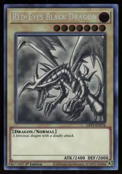 Red-Eyes Black Dragon (Ghost Rare) GFP2-EN176 1st Edition YU-GI-OH - Image 1