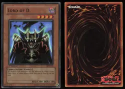 Lord of D. SDK-041 Starter Deck: Kaiba 1st Edition Super Rare YU-GI-OH - Image 3