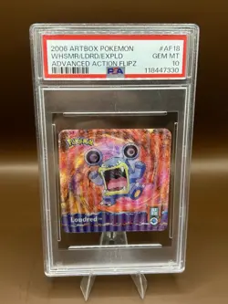 PSA 10 Pokemon Exploud Whismur Advanced Action Flipz Card 2006 #AF18 POP 1 - Image 1