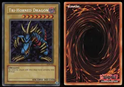 Tri-Horned Dragon (LOB-000) LOB-000 2002 Secret Rare YU-GI-OH - Image 3