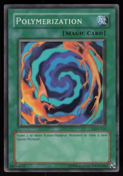 Polymerization LOB-059 2002 Super Rare Foil Shift Error YU-GI-OH - Image 1