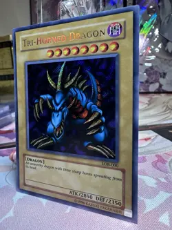 Tri-horned Dragon Secret Rare Unlimted Edition - LOB-000 - Mint - YuGiOh! - Image 2