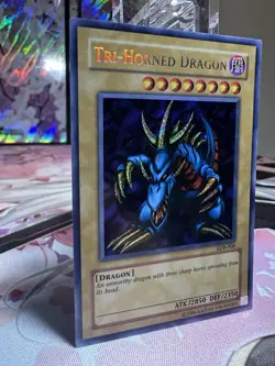 Tri-horned Dragon Secret Rare Unlimted Edition - LOB-000 - Mint - YuGiOh! - Image 3