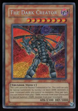 The Dark Creator PTDN-EN017 Phantom Darkness Secret Rare YU-GI-OH - Image 1