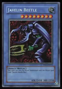 Javelin Beetle (Secret Rare) PP01-EN013 Premium Pack 1 Secret Rare YU-GI-OH - Image 1