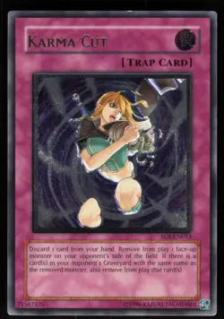 Karma Cut (UTR) SOI-EN053 Shadow of Infinity Ultimate Rare YU-GI-OH - Image 1
