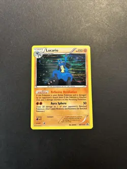 Lucario 80/113 Holo Rare Holo Legendary Treasures Pokemon LP - Image 1