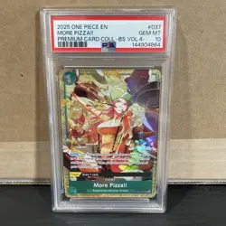 One Piece PSA 10 - Jewelry Bonney More Pizza!! (Best Selection Vol. 4) OP07-037 - Image 1