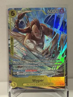 One Piece Adventure on Kami's Island - WYPER (ALT ART) SR OP15-114 ENGLISH CCG - Image 1