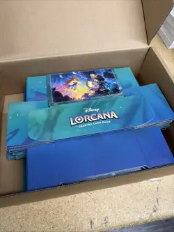 Disney Lorcana Whispers In The Well League Promo Card Storage Box x9 - Image 1
