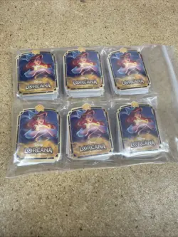 [Sealed] Disney Lorcana Ariel Sticker Stack x6 - Image 1