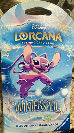 Disney Lorcana TCG *Winterspell Sleeved Booster Pack* - Image 1