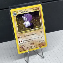 Poliwrath - 9/75 - Pokemon Neo Discovery 1st Edition Holo Rare Card WOTC MP Nice - Image 2