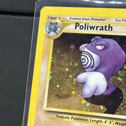 Poliwrath - 9/75 - Pokemon Neo Discovery 1st Edition Holo Rare Card WOTC MP Nice - Image 4