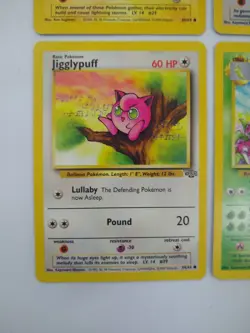 Vintage Pokemon Card Lot Pikachu Eevee Jigglypuff Butterfree Jungle WOTC 1999 - Image 4