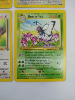 Vintage Pokemon Card Lot Pikachu Eevee Jigglypuff Butterfree Jungle WOTC 1999 - Image 5