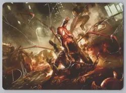 MTG Edge Crimped - Superior Spider-Man Art Card (Gold Signature) #32 -r508 - Image 1