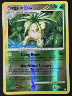 Pokemon Card - Exeggutor Mysterious Treasures 24/123 Reverse Holo Rare DMG - Image 4