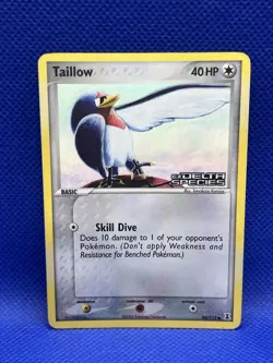 Tailow Reverse Holo 86/113 ex Delta Species 2005 Stamped Pokemon Card MP - Image 1