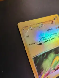 Electrike 53/109 EX Ruby & Sapphire Reverse Holo Pokemon Card TCG HP Damaged - Image 3