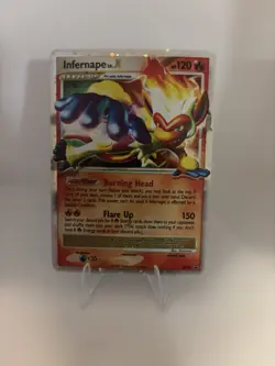 Pokemon TCG Infernape LV.X Holo Rare Card - Image 1