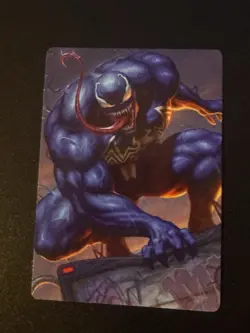 MTG Venom, Deadly Devourer Art Card Marvel Spider-Man Art Series - Image 1