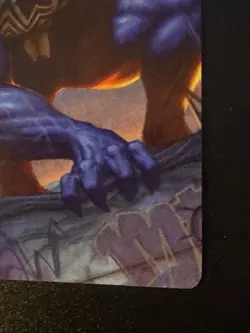 MTG Venom, Deadly Devourer Art Card Marvel Spider-Man Art Series - Image 4