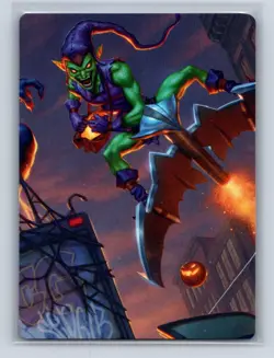GREEN GOBLIN, NEMESIS ART CARD MARVEL'S SPIDER-MAN MAGIC: THE GATHERING NM - Image 1
